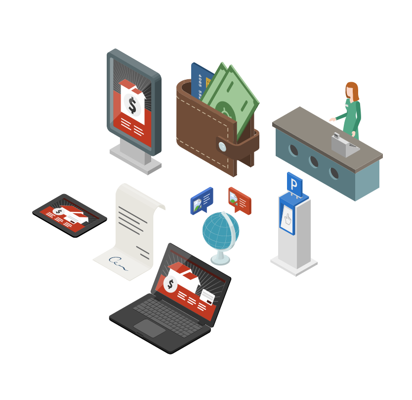 Different touchpoints