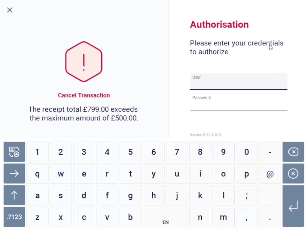 OPOS - Authorization