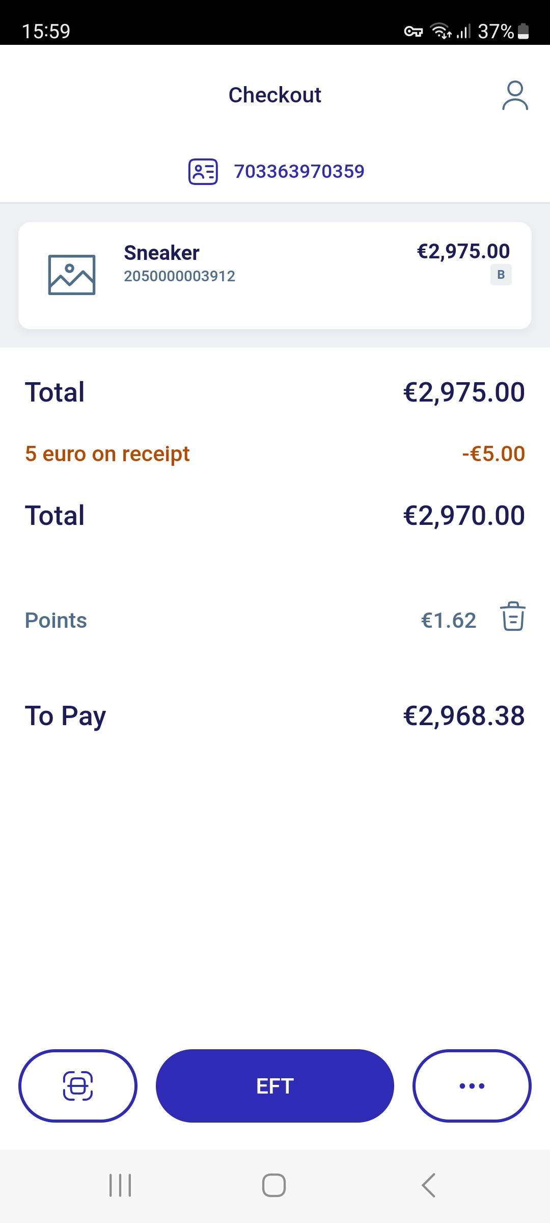 MPOS Size S - Points deducted