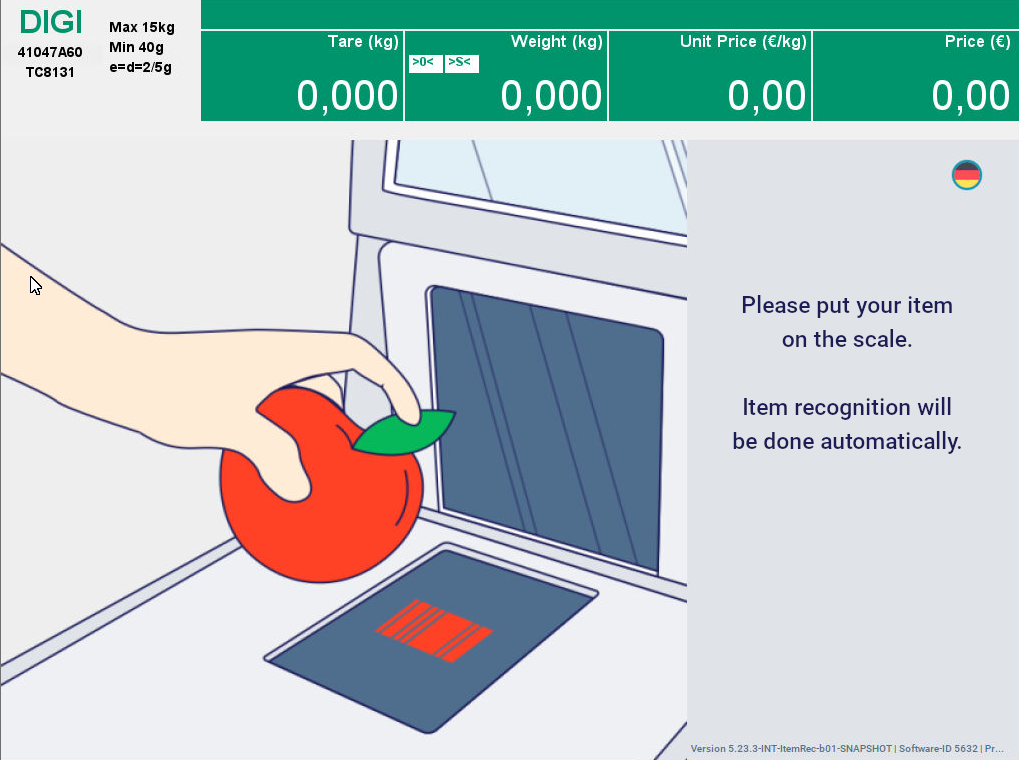 Self Service Scale - Item Recognition by Camera