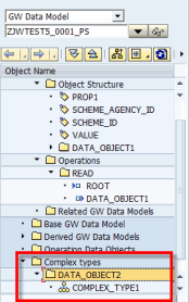Complex types in tree view