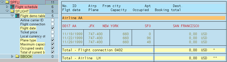 Totaling and Counting (SAP Library - SAP Query)