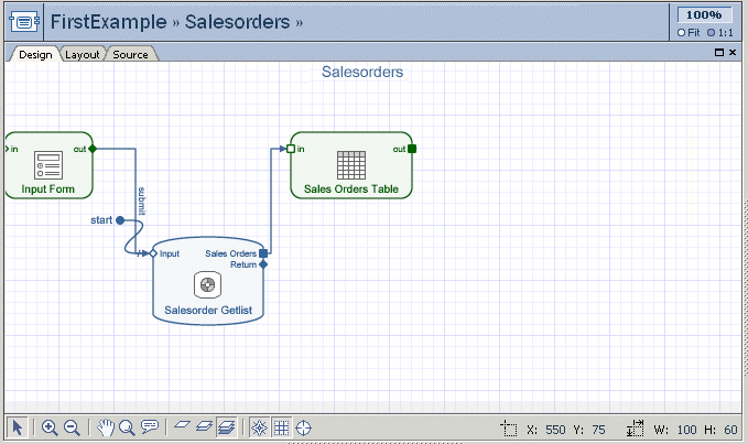 Salesorders iView - Step 1