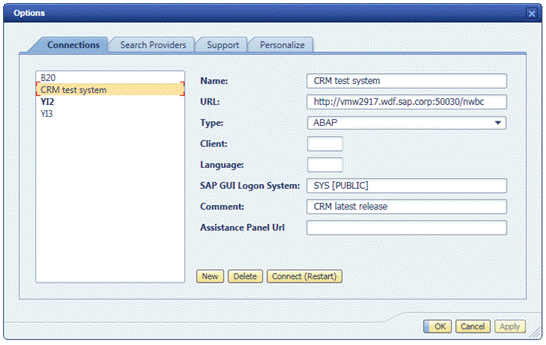 Example of System Connection