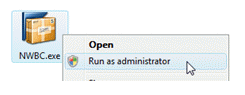 Run as administrator