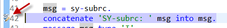 Watchpoint decorator in the source editor