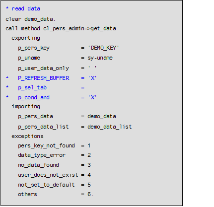 Reading Data Directly from the Generic Storage Table