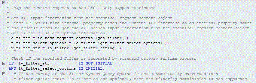 Map request input fields to data source fields