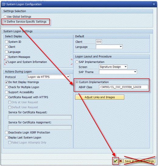 Custom implementation example