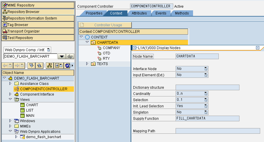 Example of Context Nodes and Attributes