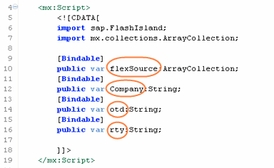 Example of a List with Columns