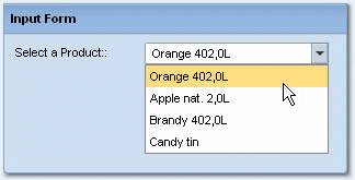 Runtime Value Help Entry List