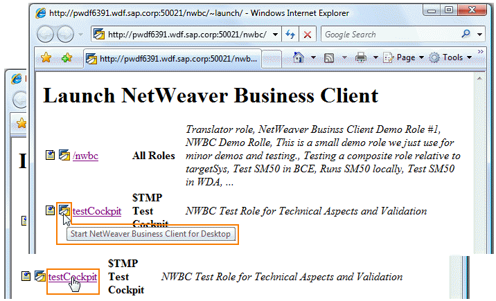 Launch NWBC for Desktop