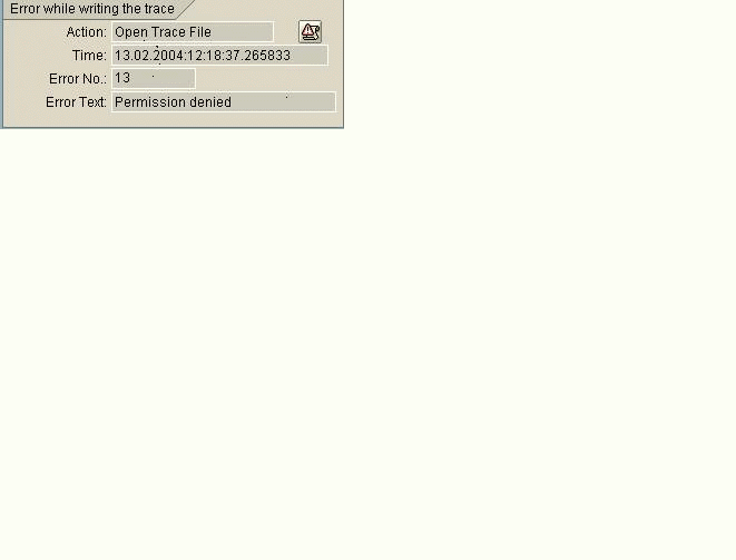 Permission denied