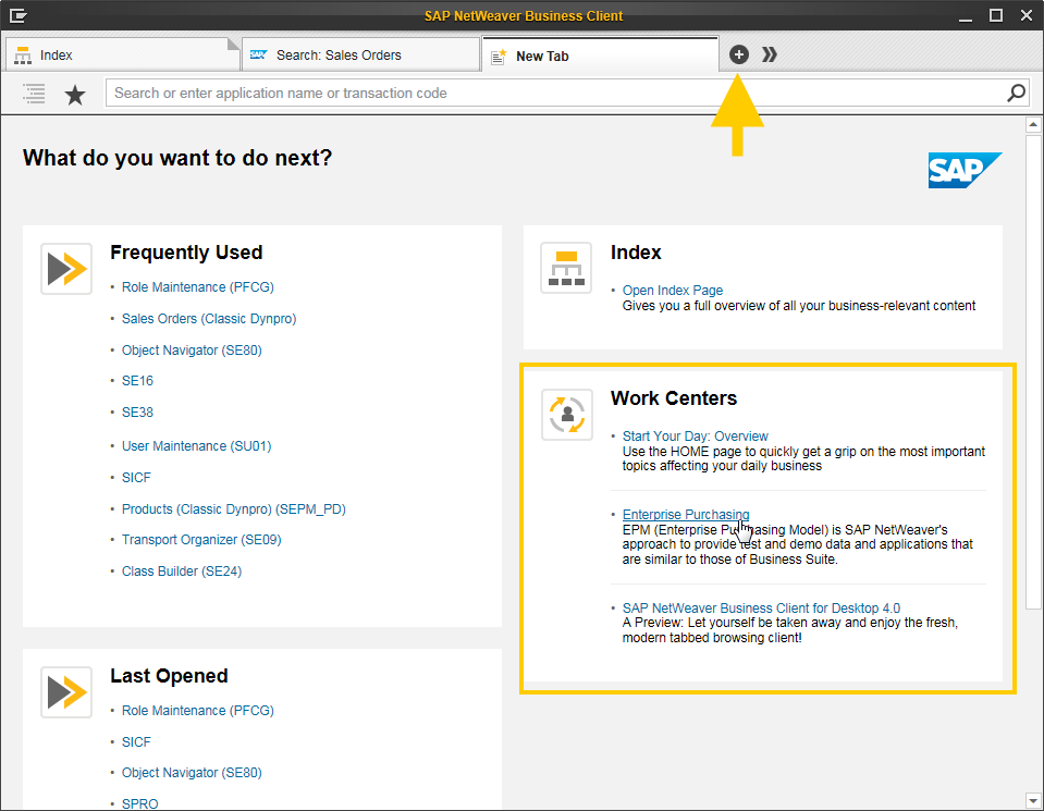 Navigation Tree New Tab